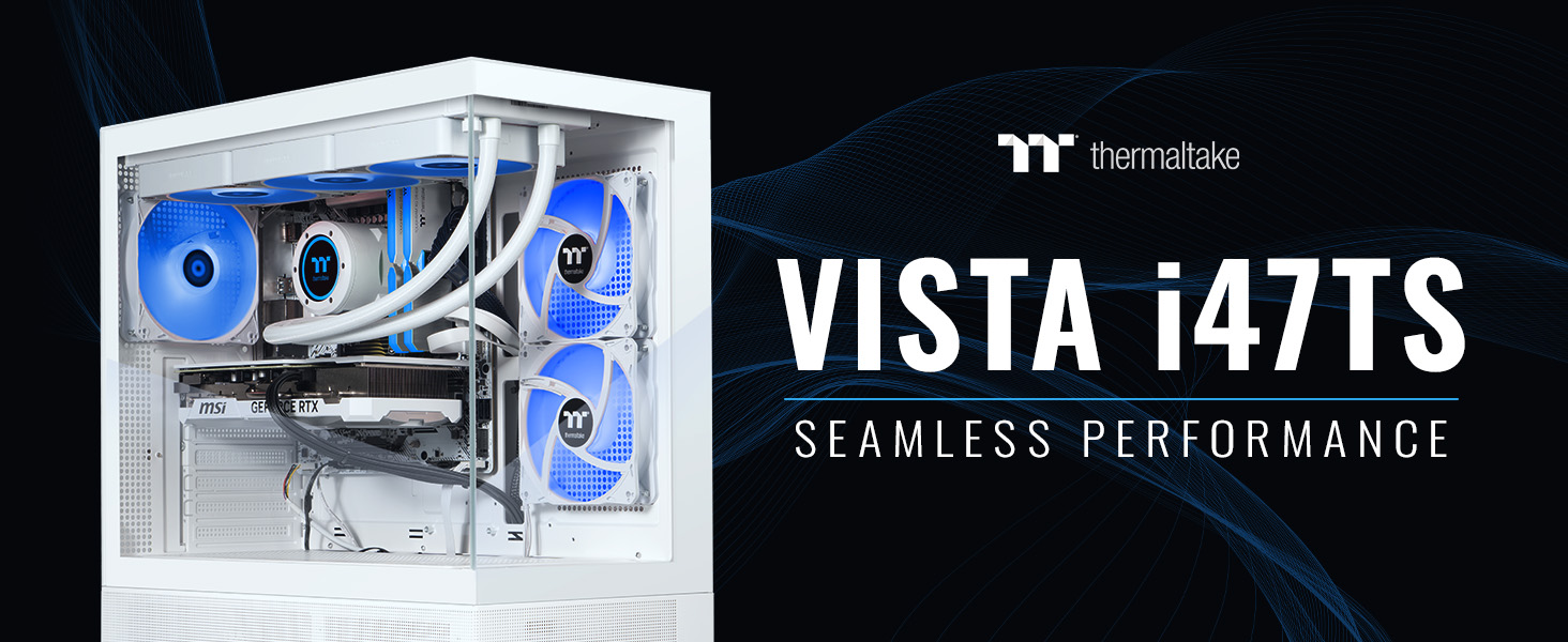 Thermaltake LCGS Vista i47TS Gaming Desktop (Intel Core i7-14700KF